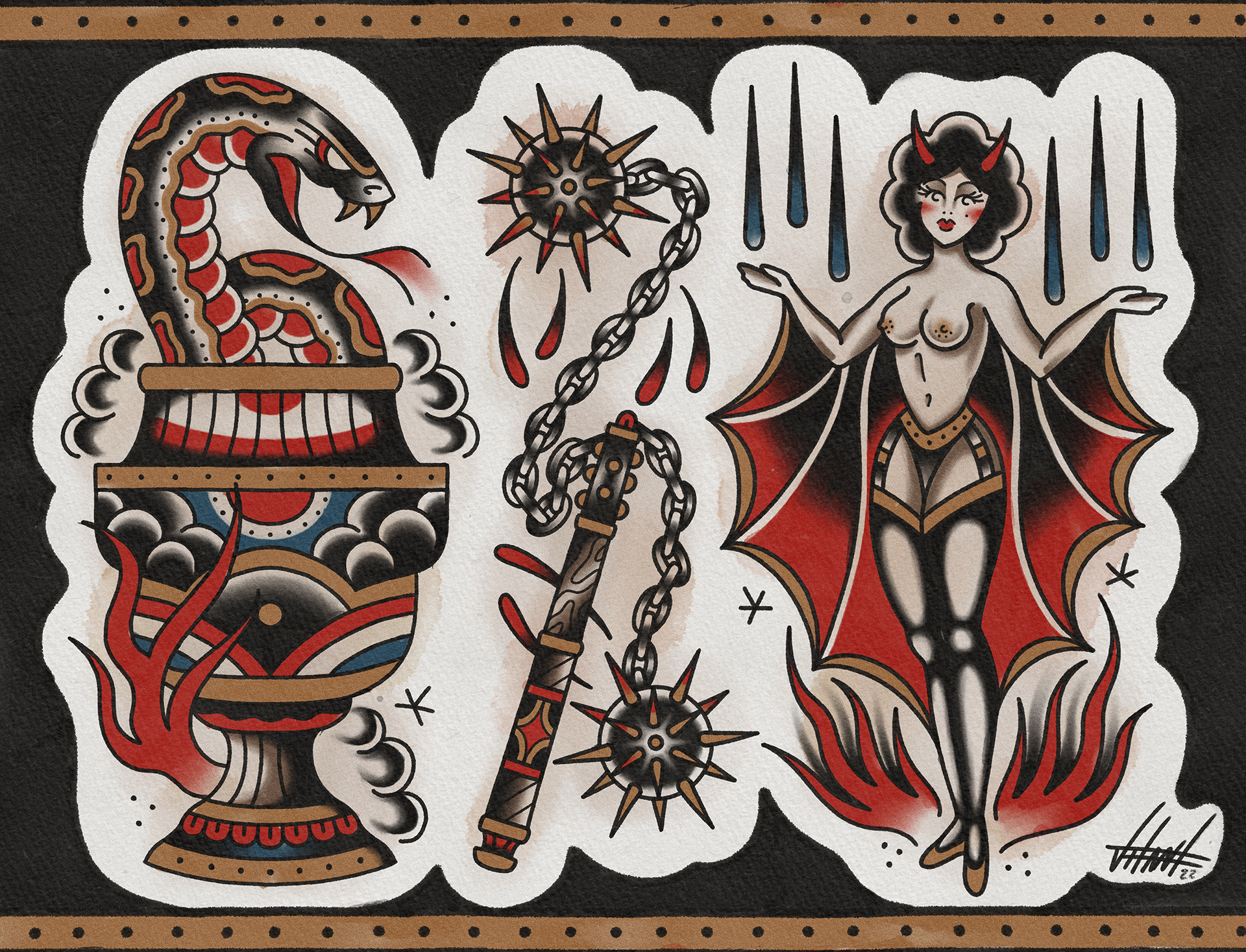 Tattoo portfolio and artistry — Jitan Forcier